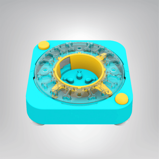 Puzzle Feeder Toy – 3-in-1 Interactive Turntable, Slow Feeder, Mental Stimulation