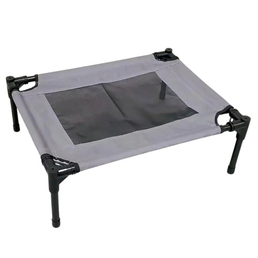 Elevated Dog Bed – Breathable Mesh, Metal Frame, Indoor/Outdoor Cooling Design
