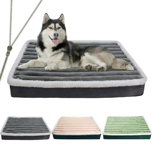 Orthopedic Dog Bed – Ultra-Soft Memory Foam, Washable Zipped Cover, Joint-Support Design