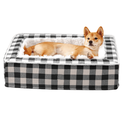 Cave Pet House – Plush Enclosed Design, Cushioned Base, Non-Slip, Washable Cover (S/M/L)